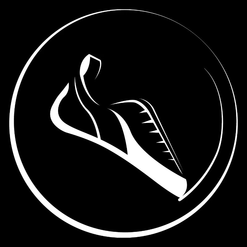 Illustration d’icône de bloc de logo de chaussure d’escalade