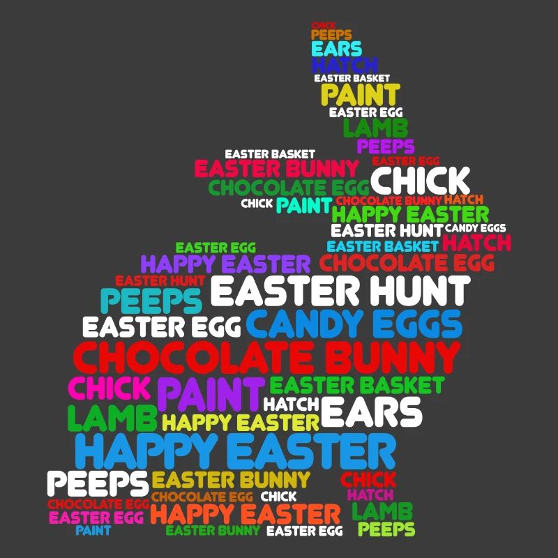 Easter bunny rabbit happy easter rabbit easter eggs