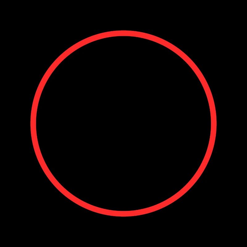 Kreis Ring Form Symbol Rot