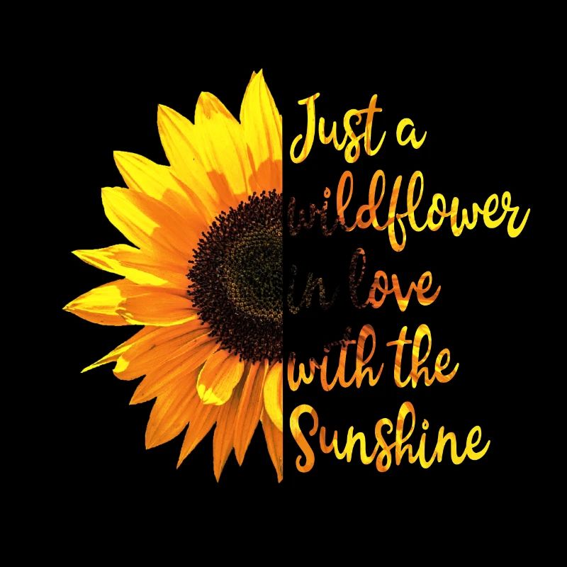 Sonnenblume Inspirierendes Zitat