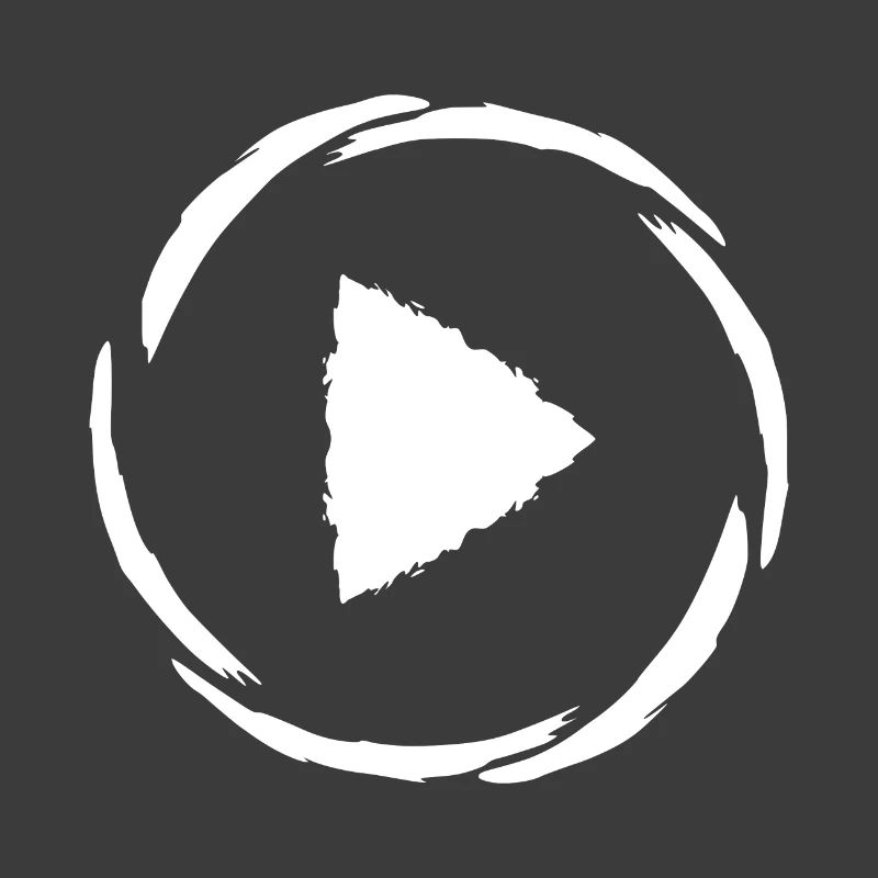 Play symbol button button