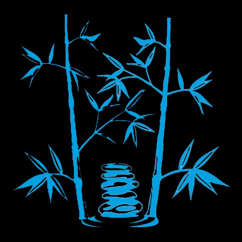 Bambus Blau