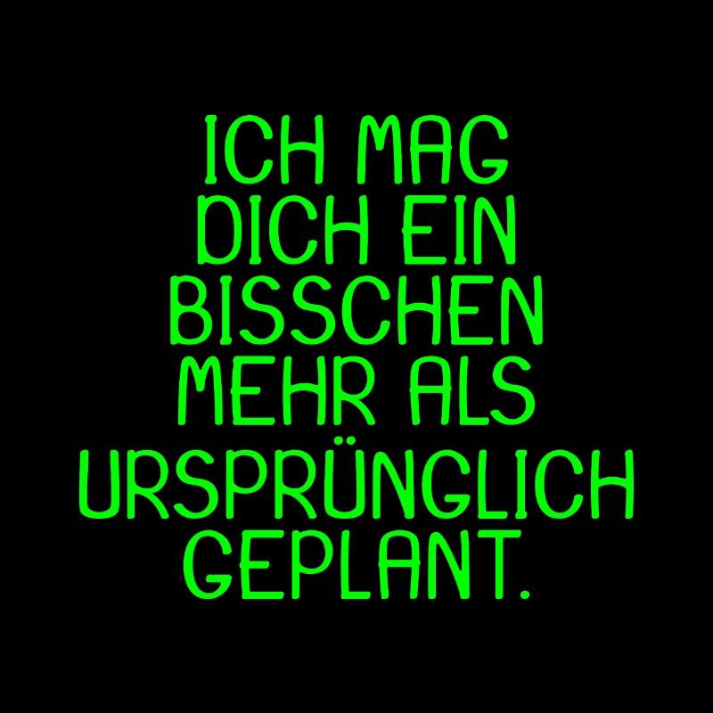 Spruch Ich mag dich ein bisschen mehr Geschenk