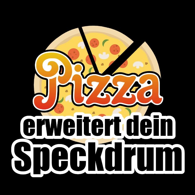 Pizza Figur Diaet lustig Essen Sprüche
