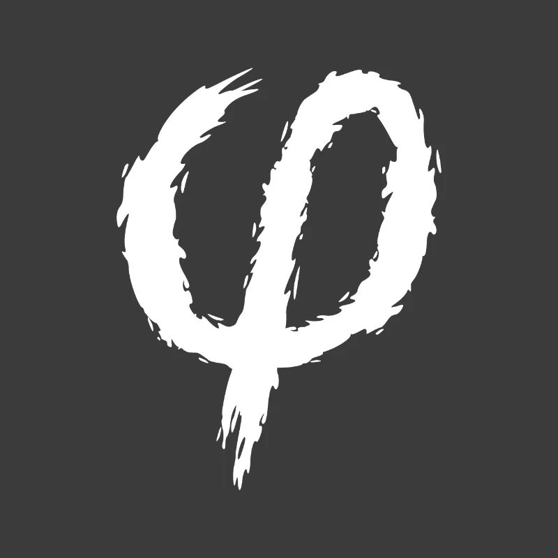 Phi Zeichen Symbol Bürste