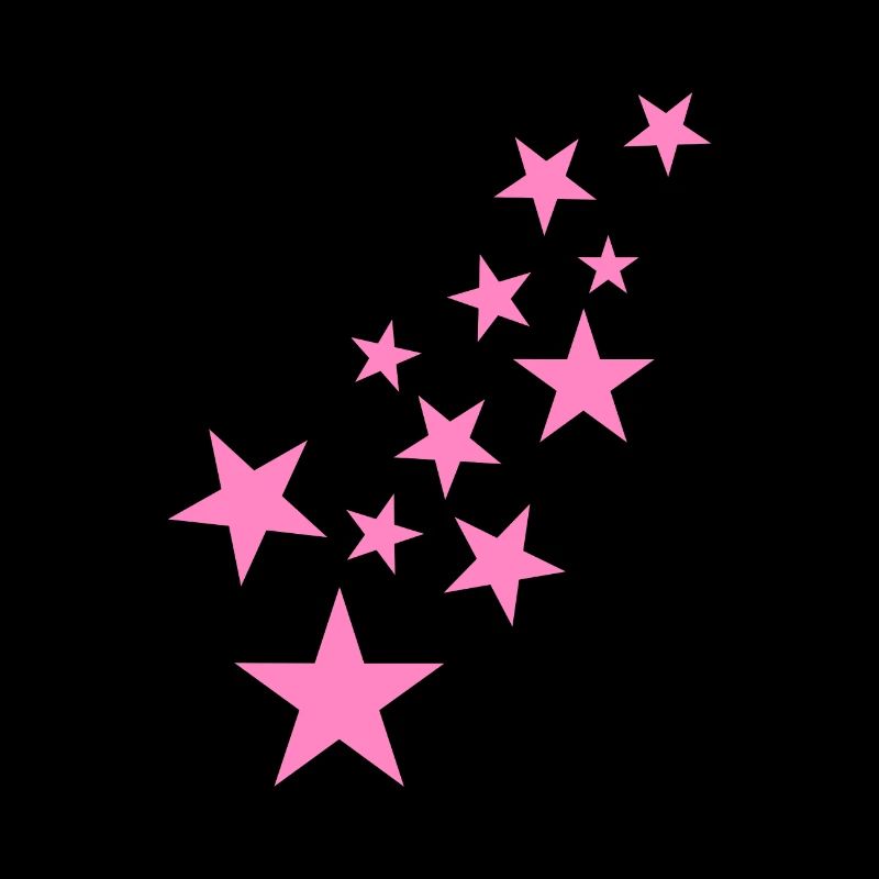 Icône de motif astérisque étoile rose