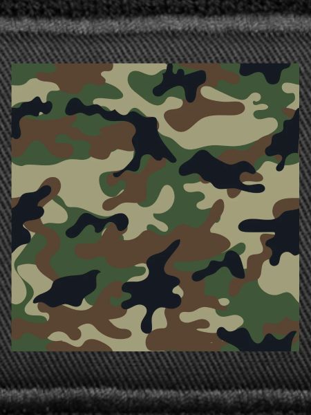 Wallpapered traditional camouflage patterns