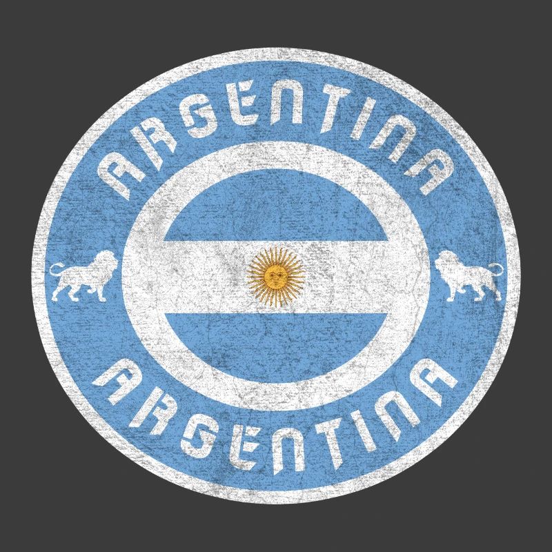 Design vintage de l'Argentine avec drapeau / cadeau