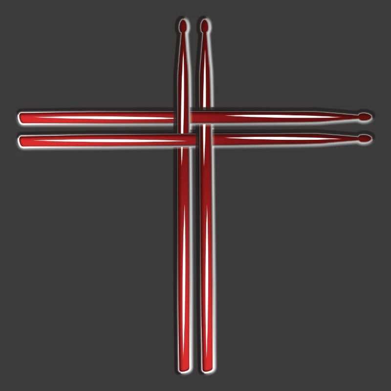 Drum sticks drummer drummer cross