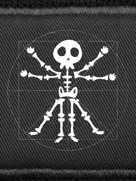 vitruvian skeleton