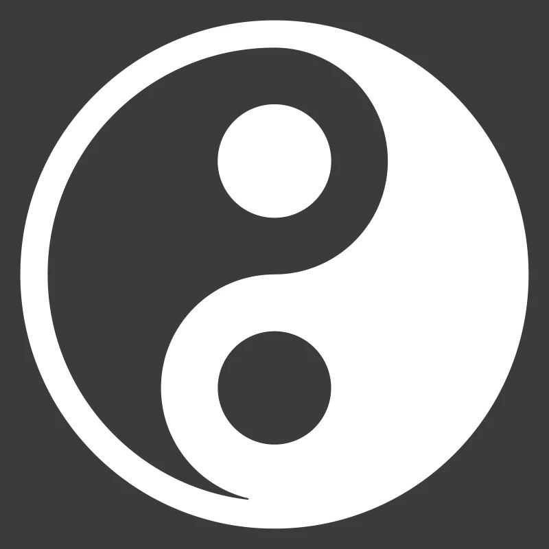 Yin Yang Vector Perfect Harmonic Personalize