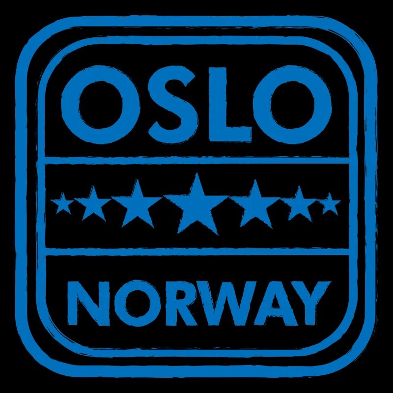 Oslo Norwegen Abzeichen