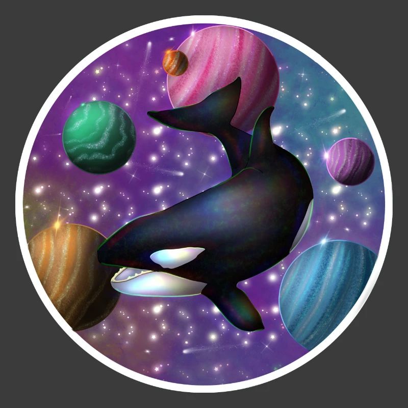 orca in space