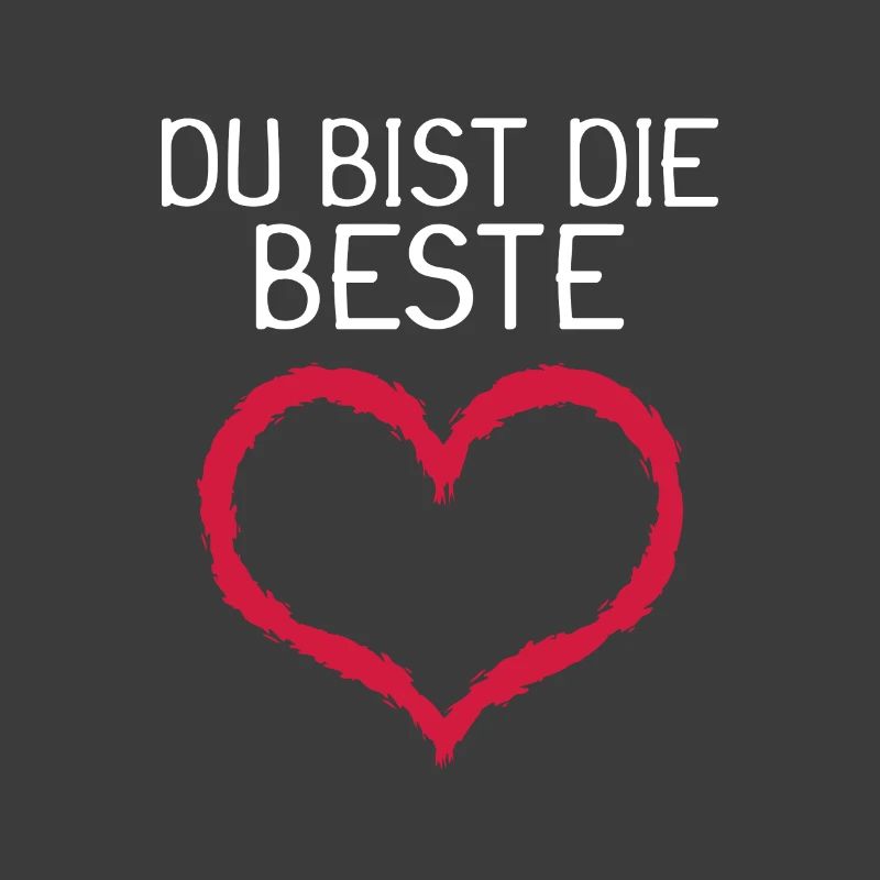 Du bist die Beste Herz Geschenk