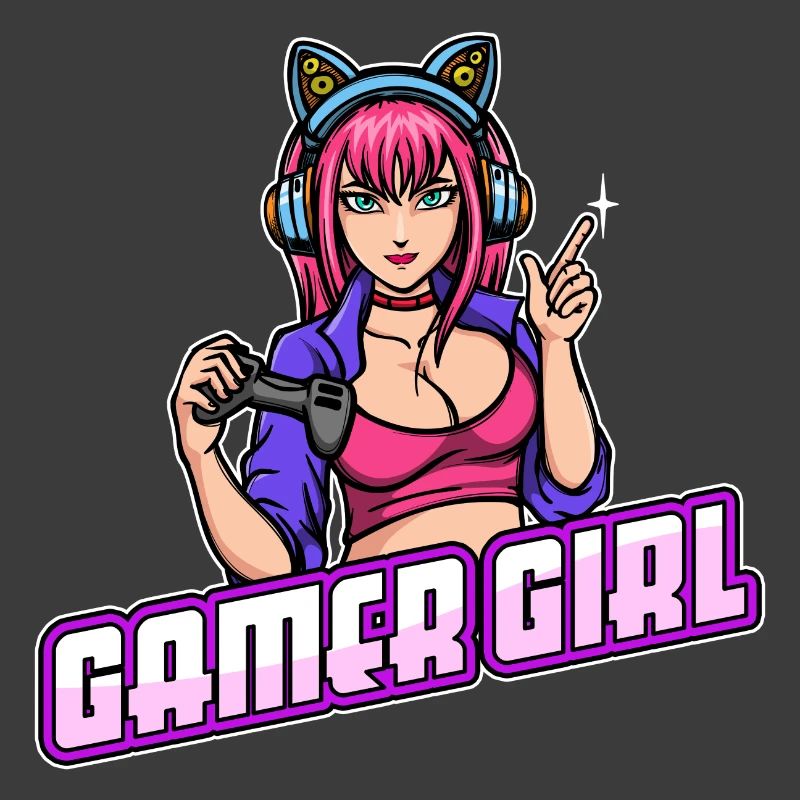 Gamer Queen Headset Controller Zocker