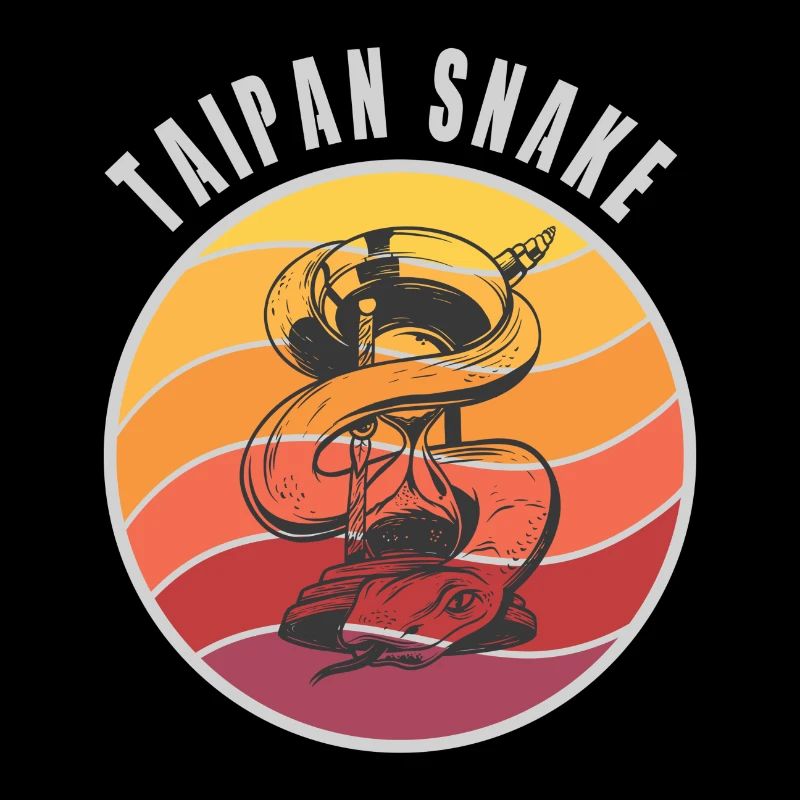 Taipan Schlangen Design / Geschenkidee