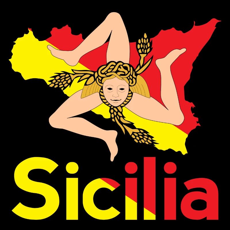 Trinacria Sicile Sicile Sicile idée cadeau