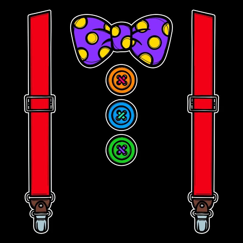 Clown costume carnaval carnaval