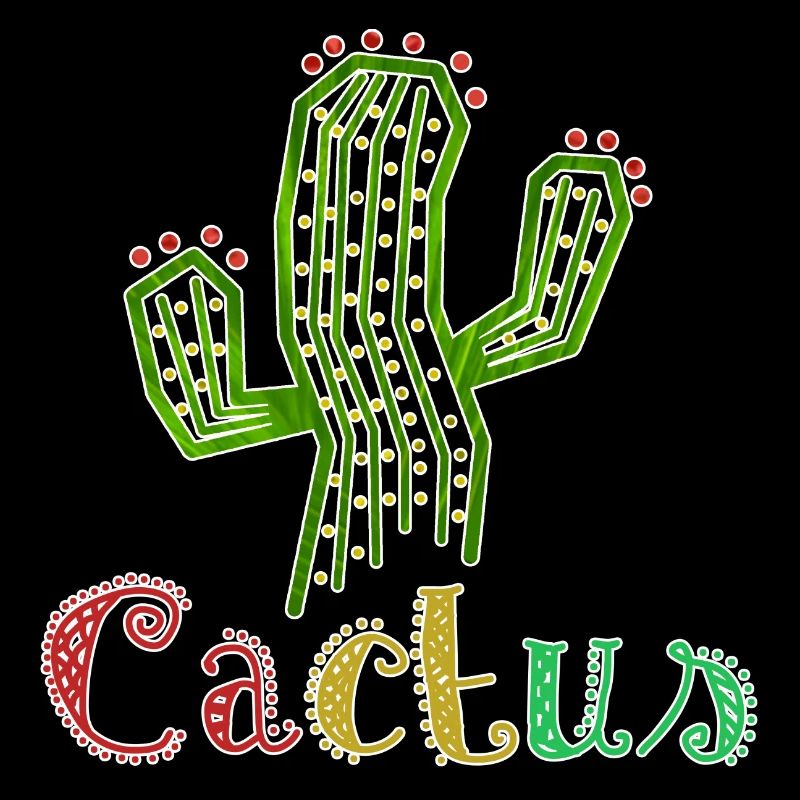 Cactus Colorful