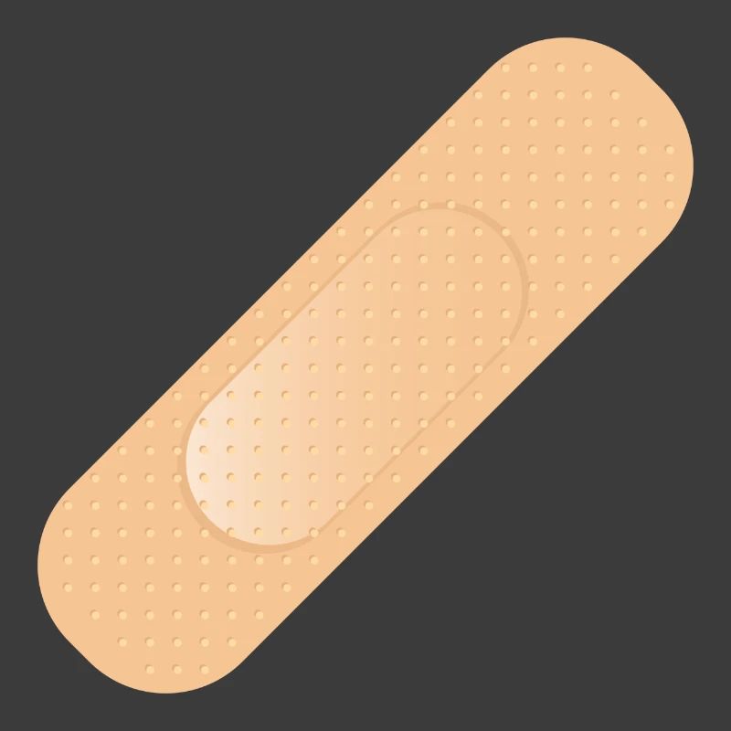 simple sticking plaster as a design element