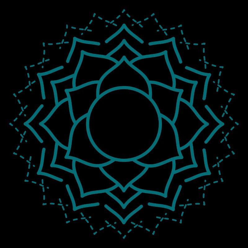 Motif floral complexe de mandala