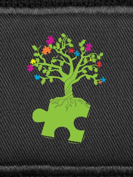 Autism Awareness Puzzle Tree