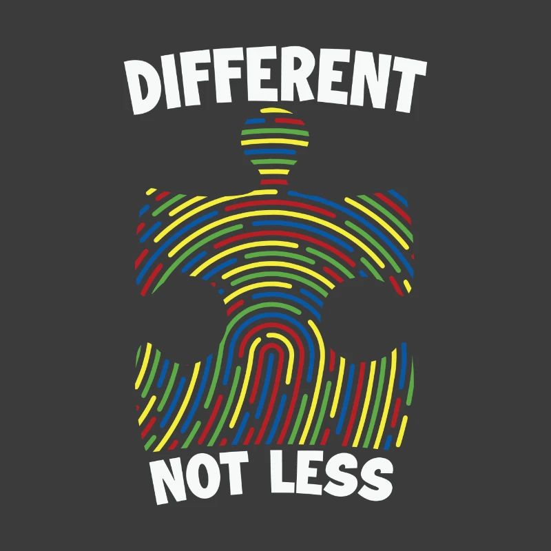 Diffirent pas moins d’autisme conscient de l’adn