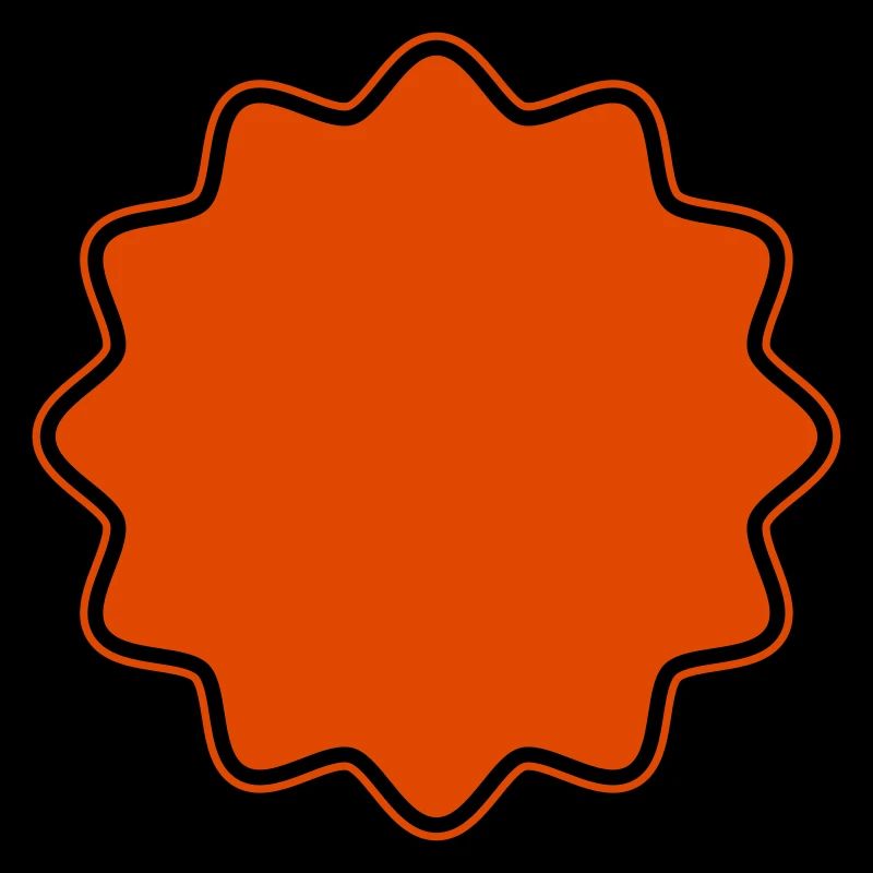 Emblem | Form | Stern runde Ecken (Vectorgraphic)