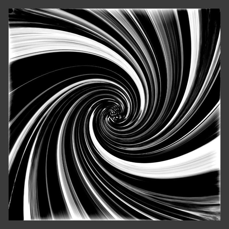 Schwarz-weißer Wirbel
