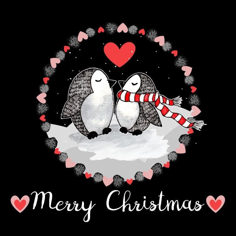 Pingouins Noël Joyeux Noël