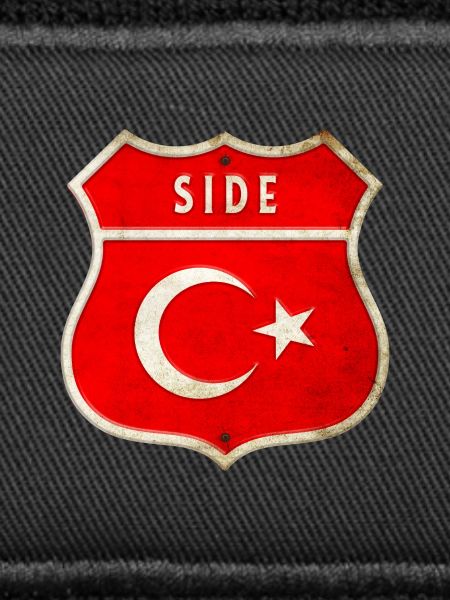 Side Türkei Flaggen Wappen