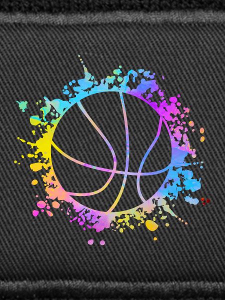 Basketball Farbspritzer Farbklecks
