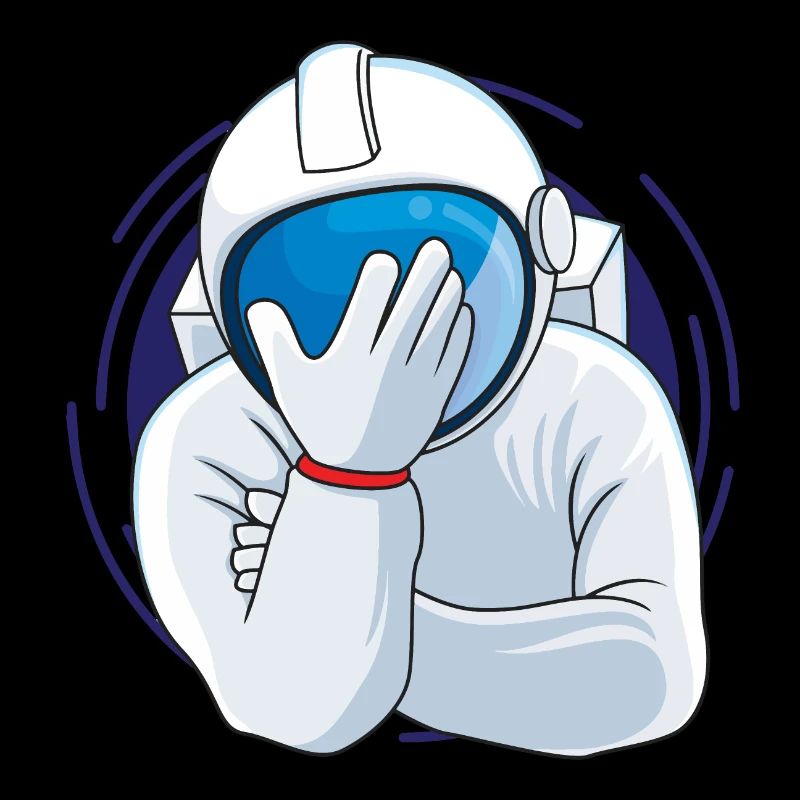 Facepalm Astronaute
