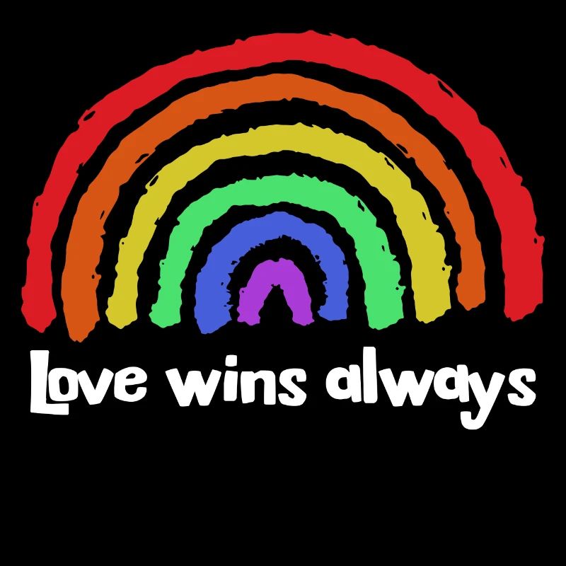 Liebe Statement Frieden Regenbogen Freiheit