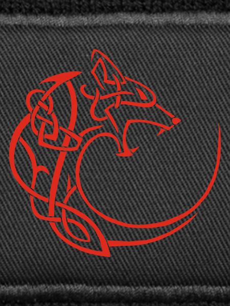 red lunar wolf