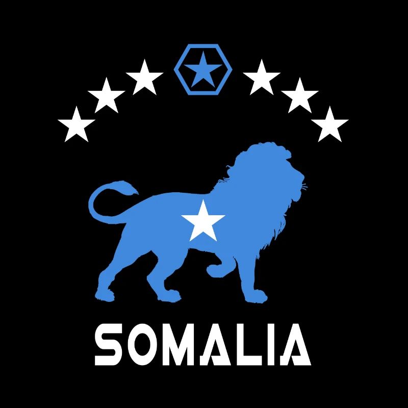 Motif lion somalien
