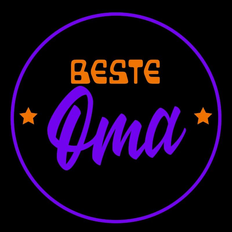 Beste Oma Cool Statement Großmutter Alte Frau