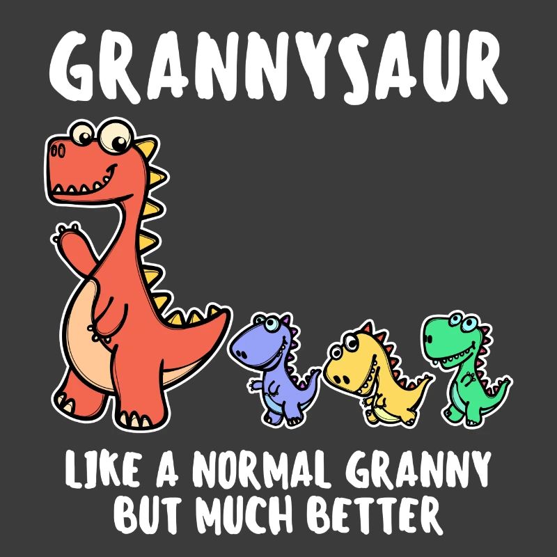 Grand-mère Cool Déclaration Grand-mère Dinosaure