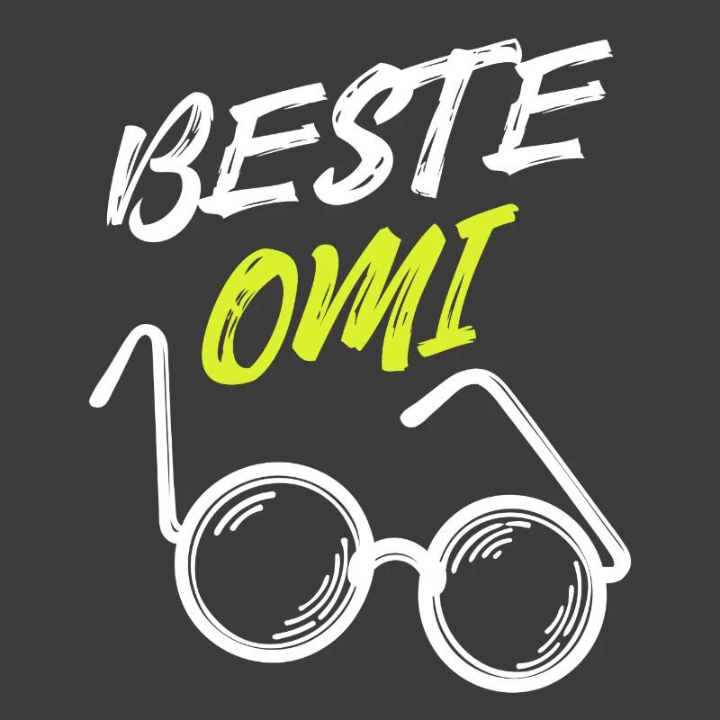 Beste Omi Oma Seniorin Brille Großmutter Statement