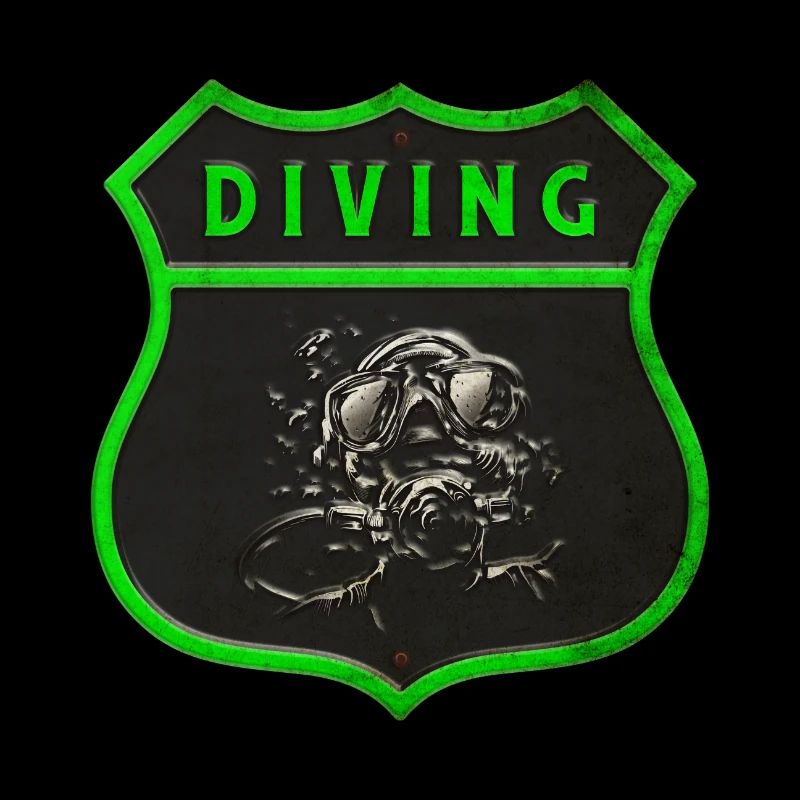 Diving Crest design