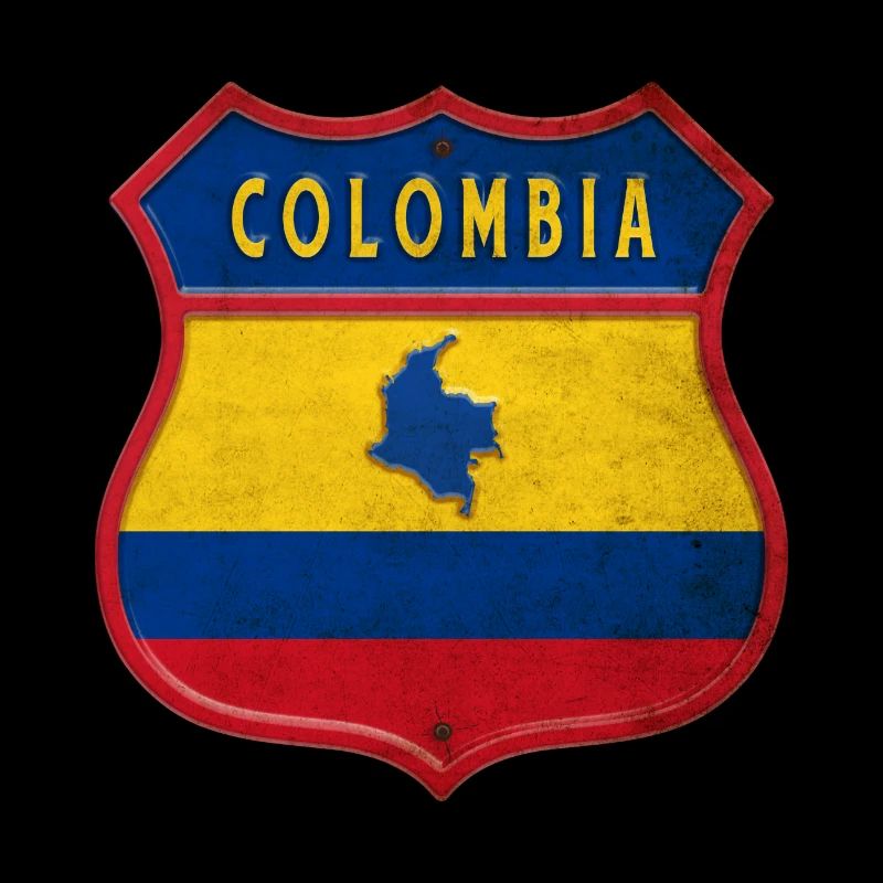 Kolumbien Wappen Design