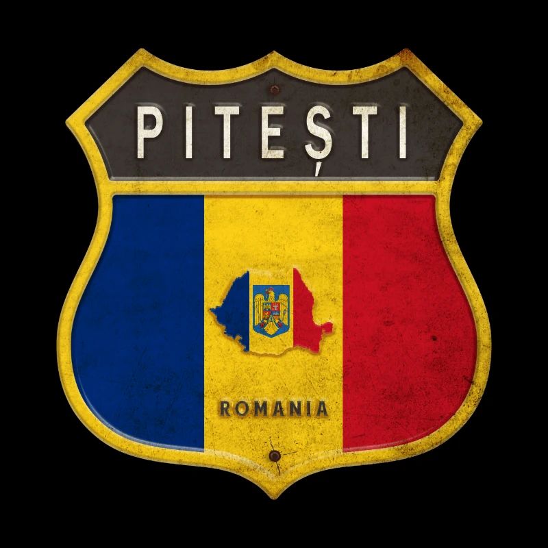 Pitești Rumänien Wappen Design