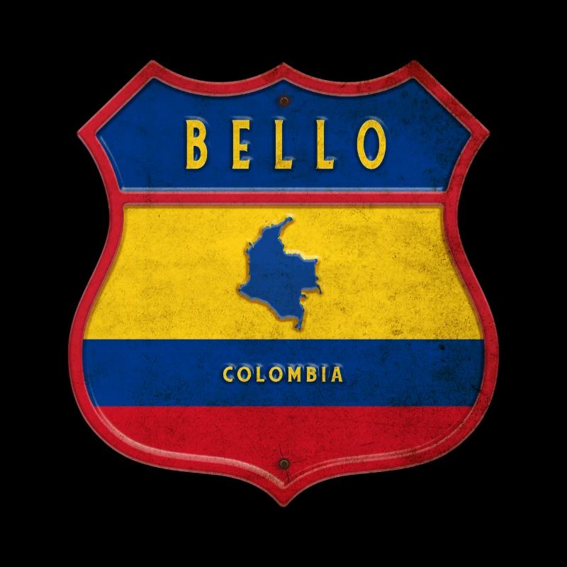 Bello Kolumbien Wappen Design