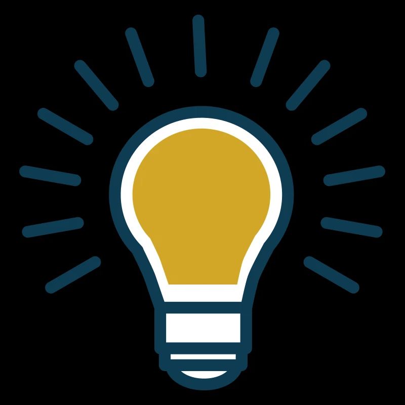 Idea light bulb (Vectorgraphic)