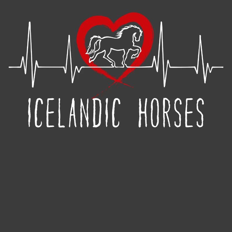 Pferde Herz Statement Islandpferde Pferdeliebe
