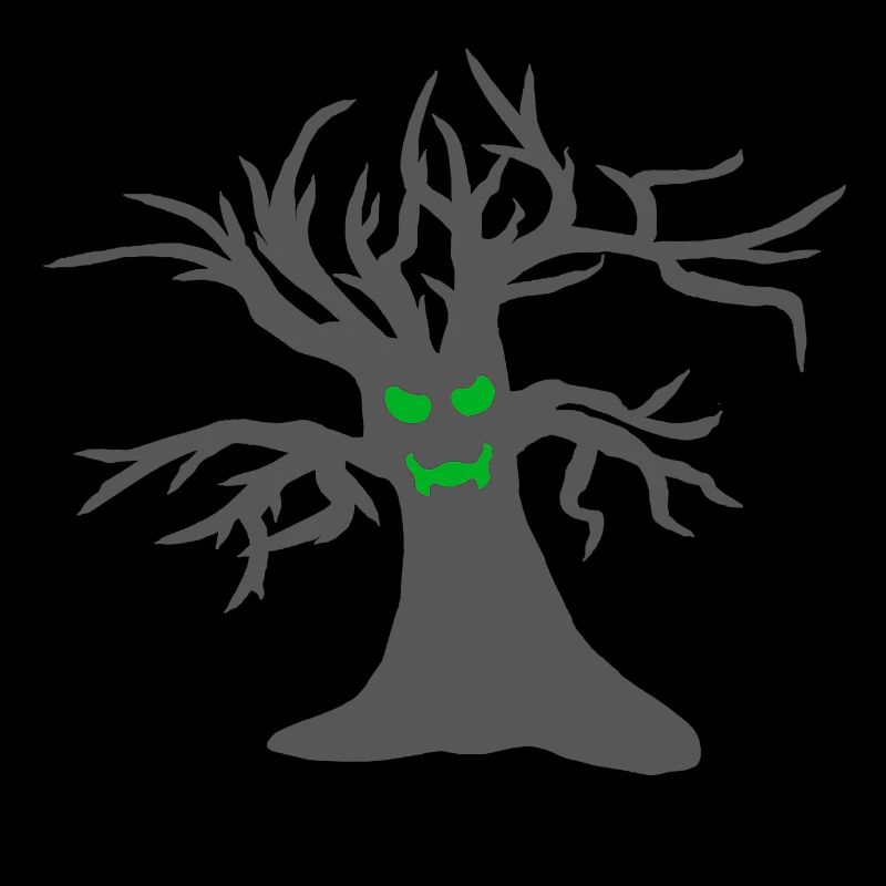 Monsterbaum, Horror Motiv, coole Tees