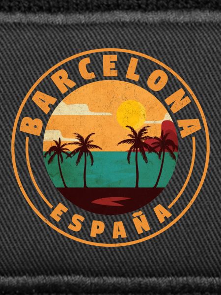 Barcelona Espana Beach Retro
