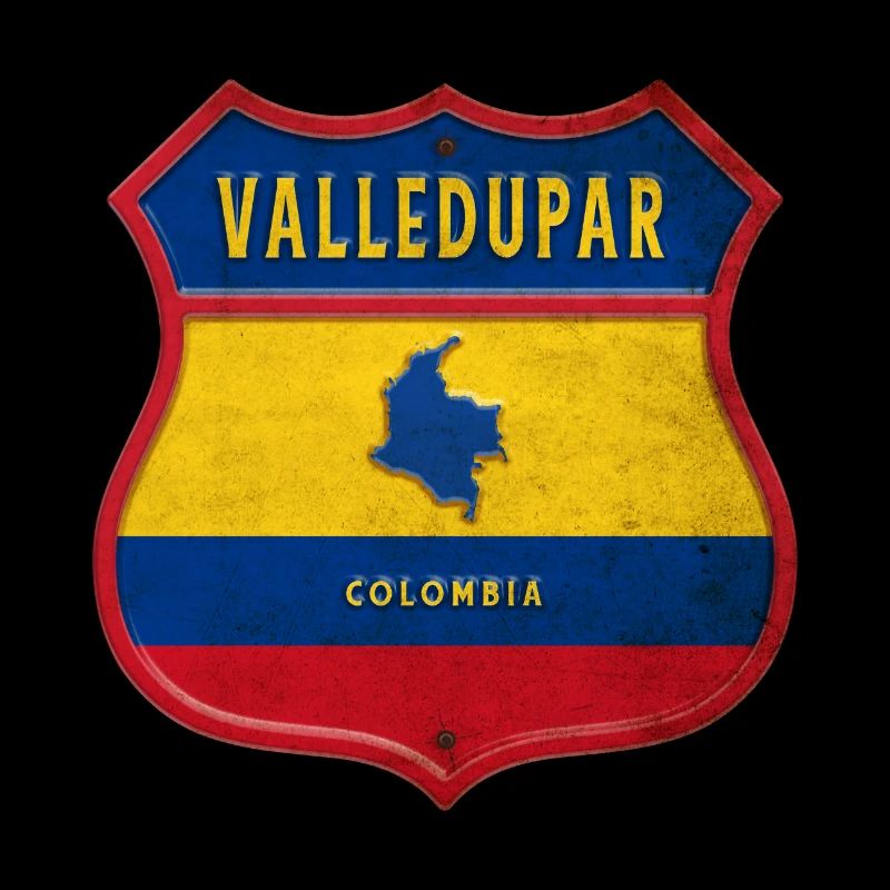 Valledupar Kolumbien Wappen Design