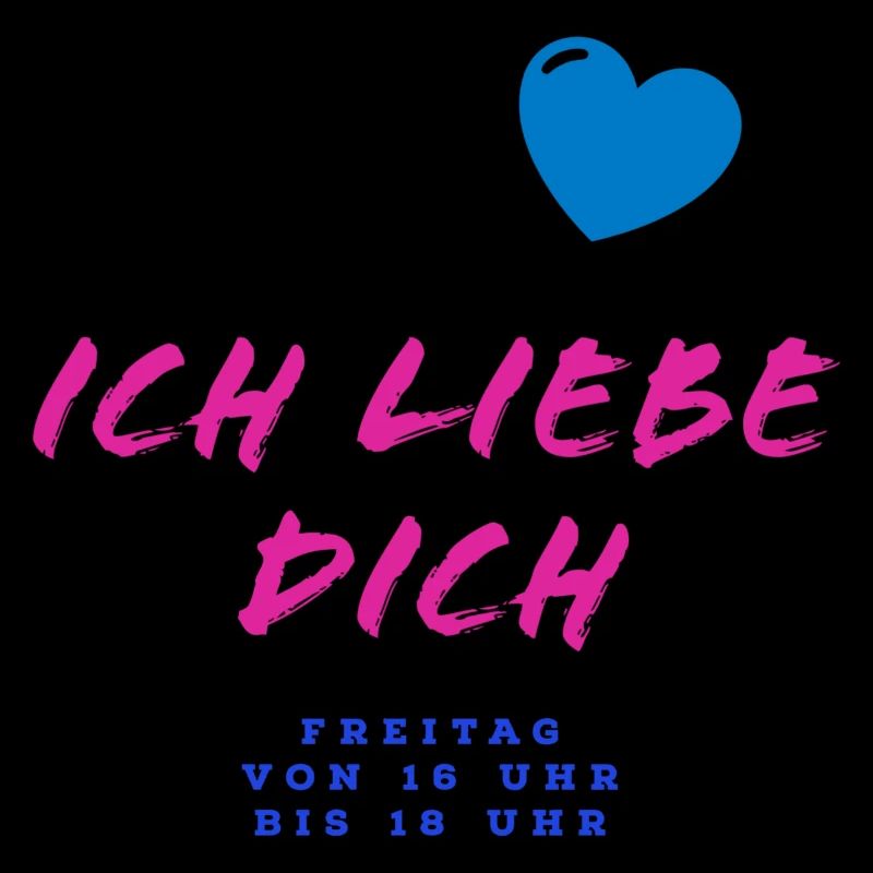 Herzliche Liebesbotschaft im Graffiti-Stil