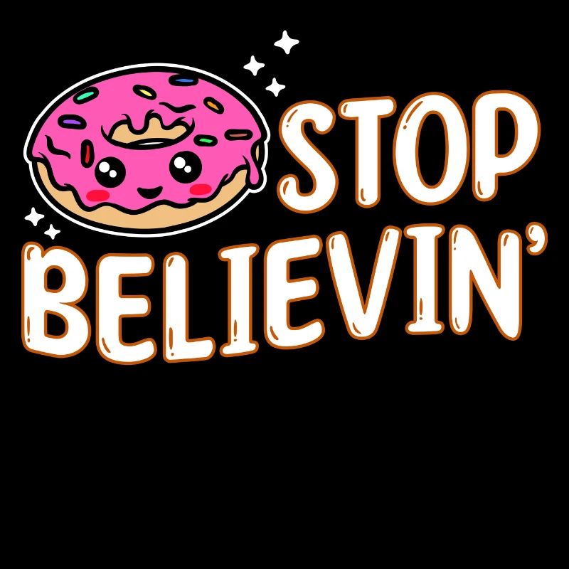 Donut Statement Naschen Backen Nachspeise Lecker